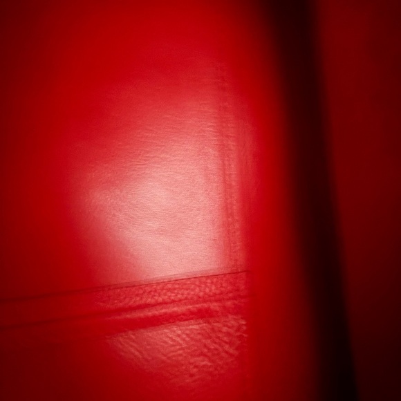 Marc Jacobs The Sack Bag Red Leather Hobo + Matching Zip Pouch - Picture 5 of 13